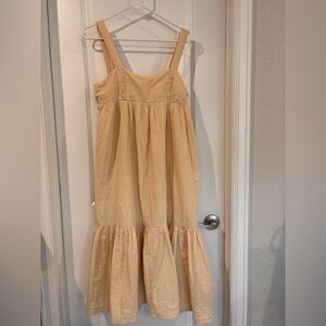 Moon River Cream Maxi Sun Dress